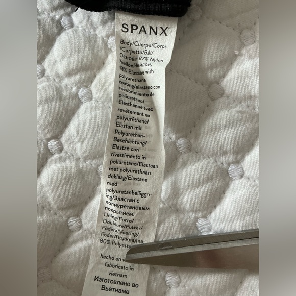 SPANX Faux Leather Black High Rise Ankle Leggings L - Picture 6 of 12